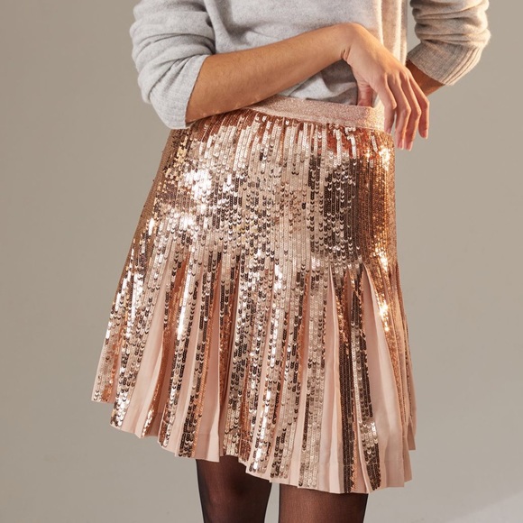 Anthropologie Dresses & Skirts - Anthropologie NWT SZ 4 // BEA SEQUINED MINI SKIRT